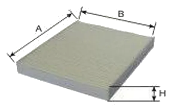 Салонный фильтр Goodwill AG 258 CF