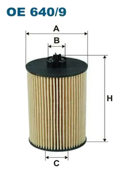 Масляный фильтр Filtron OE640/9 MERCEDES